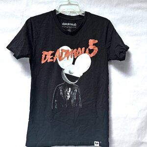 deadmou5 shirt Size Small Tie Dye Tank Black Tee Shirt T-Shirt EUC
